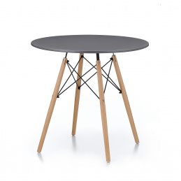 Aga Jedálenský stôl 80 cm Sivý