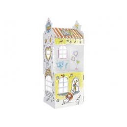 MONUMI 3D Skladacie omaľovánky House Street 4+