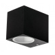 LED vonkajšie svietidlo B7157 - GU10 - 9 x 8 x 6,5cm - čierna - IP44