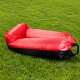 Aga Nafukovací vak LAZY BAG 230x70 cm Čierny/Červený