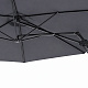 Linder Exclusiv Záhradný slnečník MC2006 350 cm Tmavo sivý