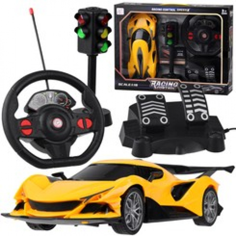 Ovládané športové auto RC0589 ZO volantom