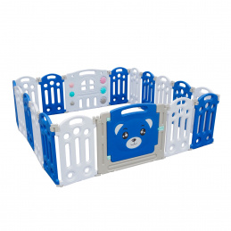 Aga4Kids Detská plastová ohrádka 186x192x64 cm Modrá Aga4Kids Detská plastová ohrádka 186x192x64 cm Modrá