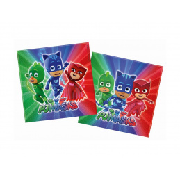 PJ Masks Narodeninové obrúsky PJ Masks 33 cm / 20 ks