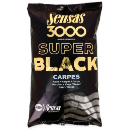 Sensas Kŕmna zmes 3000 Super Black Carpe 1kg