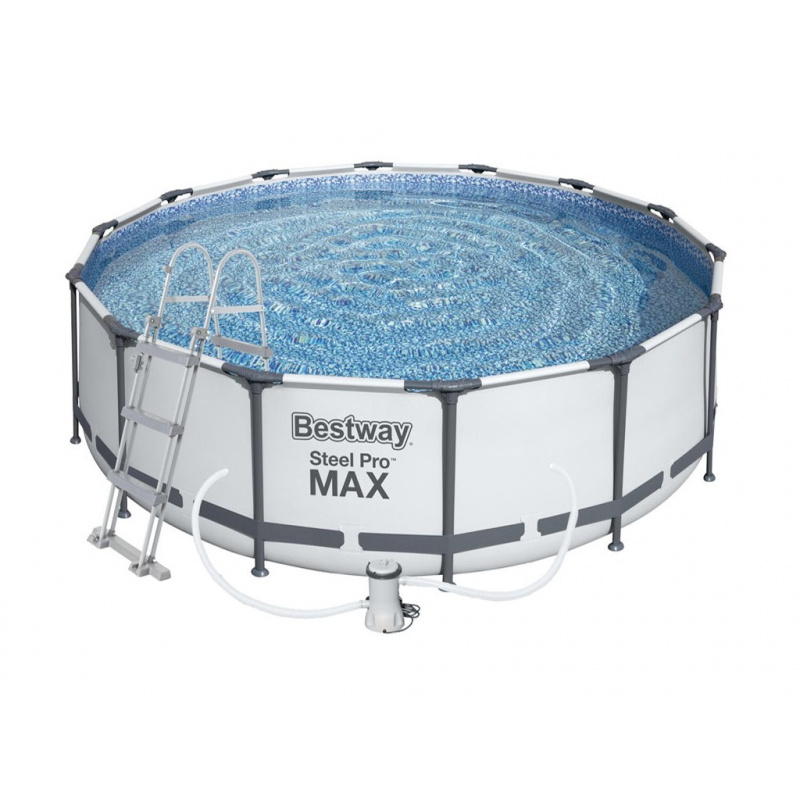 Bestway Steel Pro Max 3,66 x 1 m + Kartušová filtrácia + schodíky 2DAZ123