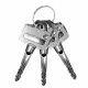 Trezor s mechanickým zámkom 230x170x170mm čierna ISO 8800
