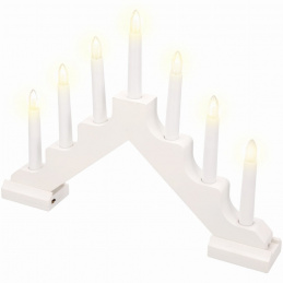 Vianočný svietnik 7 LED - časovač Vianočný svietnik 7 LED - časovač