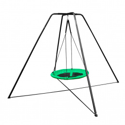 Aga Závesný hojdačkový kruh 100 cm s rámom