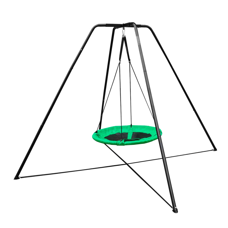 Aga Závesný hojdačkový kruh 100 cm s rámom