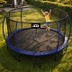 Aga SPORT EXCLUSIVE Trampolína 430 cm Tmavomodrá + ochranná sieť + rebrík
