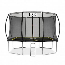 Aga Obdĺžniková trampolína 244x335 cm Čierna/Žltá 6SAF044 - II. AKOSŤ