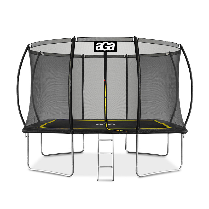 Aga Obdĺžniková trampolína 244x335 cm Čierna/Žltá 6SAF044 - II. AKOSŤ