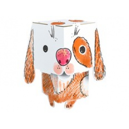 MONUMI 3D Omaľovánky Pes 3+