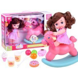 Bábika s hojdacím koníkom ZA2927