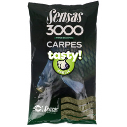 Sensas Kŕmna zmes 3000 Carp Tasty Garlic 1kg