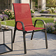 Linder Exclusiv Záhradné kreslo STAPEL MC330885 Tmavo červené