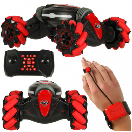 Aga Kaskadérske RC auto 360° červené