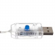 Svetelná záclona 136 LED USB s diaľkovým ovládaním viacfarebná KS19772
