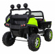 Mercedes Benz Unimog pre deti Zelený + pohon 4x4 + diaľkové ovládanie + batožinový priestor + pomalý štart + MP3 LED