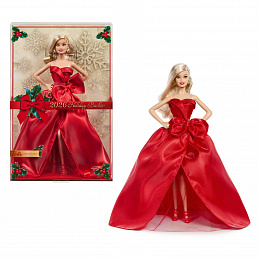 Barbie Signature Vianočná bábika blondínka 2026 JJX65