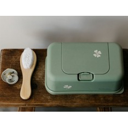 Box na vreckovky FUNKYBOX Zelený so štvorlístkom