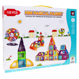 Obrovská sada magnetických kociek 128 kusov