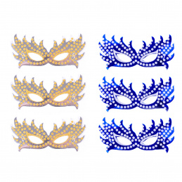 Aga4Kids Detské škrabošky DS941SBLU 6 ks