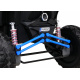 Detská batériová buggy UTV-MX Modrá + pohon 4x4 + diaľkové ovládanie + LED audio + úložný priestor + EVA + pomalý štart