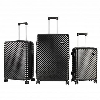 Aga Travel Sada cestovných kufrov MR4672 Čierna