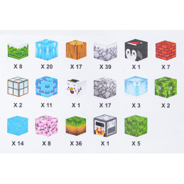 Sada Kociek, Magnetických Kociek 384 ks.