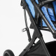 Aga Športový kočík Čierno/Modrý