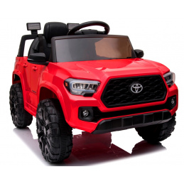 Toyota Tacoma ČERVENÁ, mäkká sedačka pilota Licencia