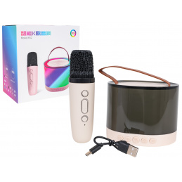 Sada Karaoke Mikrofón + Podsvietený Reproduktor