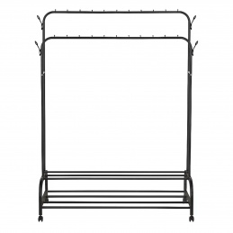 U1I PODWÓJNY WIESZAK UCHWYT UBRANIA BUTY  METALOWY