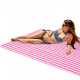 Aga Plážová pikniková deka 200x200cm Ružová