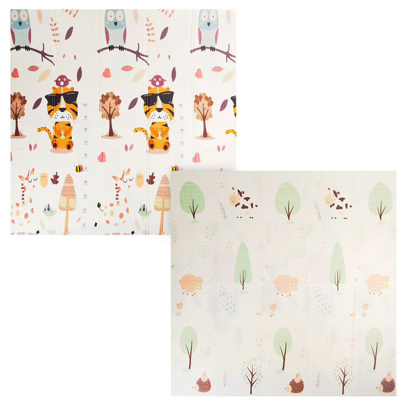 Aga4Kids Detská skladacia penová podložka 200x180 cm 6DZ130 - II. AKOSŤ