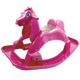 Doloni Plastový hojdací koník Ružový