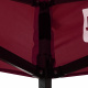 Aga Predajný stánok bez bočníc 3×3 m Tmavo červený