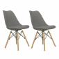 Aga 2x Jedálenská stolička MR2035 Sivá