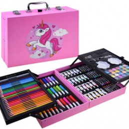 Sada umenia s farbami v kufri 147 dielov AP0002