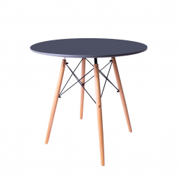 Aga Jedálenský stôl 80 cm Sivý