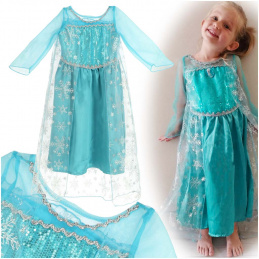Aga Karnevalový kostým Elsa Frozen Ľadové kráľovstvo 120cm