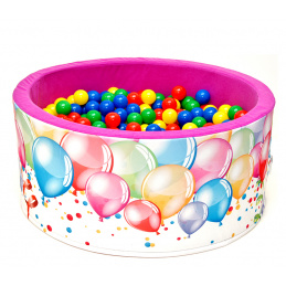 Aga Suchý bazén 90x40 cm s loptičkami 983