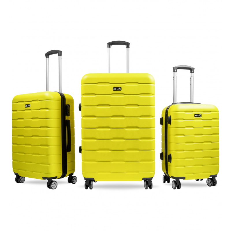 Aga Travel Sada cestovných kufrov MR4658 Žltá
