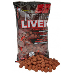Starbaits Boilie potápavé Red Liver 14mm 1kg
