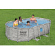 BESTWAY Power Steel Swim Vista bazén s oknom 427x250x100 14x8FT 7v1