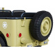 Retro vojenské auto pre 3 deti Matcha + pohon 4x4 + úložné priestory + EVA + pomalý štart + MP3 LED