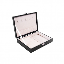 Aga Šperkovnica 20x15x5 cm Čierna