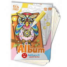 SABBIARELLI Pieskové omaľovánky Zvieratá Fantastic 12+